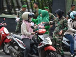 Ramadhan Penuh Berkah, Korem 043/Gatam Bagikan Takjil Gratis