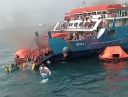 KMP Royce Kebakaran di Laut Merak, PT ASDP Sebut Api Berhasil Dipadamkan