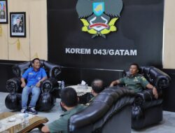 DPD KNPI Provinsi Lampung lakukan kunjungan ke Makorem 043/Gatam