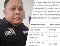 Ketua SMSI keluhkan Mahalnya biaya transaksi transper BRI Link di Kelurahan Blambangan Umpu.