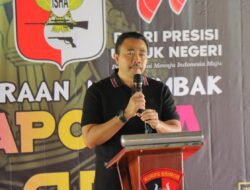 Wakapolda Lampung Buka Turnamen Menenbak Kelas Umum dalam Rangka Hari Bhayangkara Ke 77