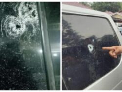 Kawanan Tembak Rombongan Mobil Wartawan di Sidomulyo Lamsel