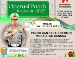 Jadwal Operasi Patuh Krakatau 2023 Polda Lampung