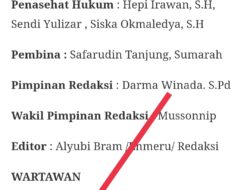 Diduga Oknum Panwascam Pringsewu Melanggar Kode Etik Penyelenggara Pemilu