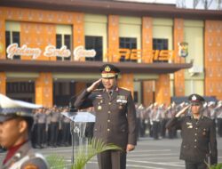 Polda Lampung Menggelar Upacara Bendera Memperingati Hari Kemerdekaan ke-78 Republik Indonesia