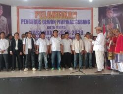 Ketum DPP Ormas LLI Melantik Pengurus DPC LLI Kota Metro Periode 2023-2028