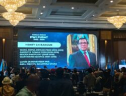 Pimum Helo Indonesia Hendry CH Bangun Terpilih Jadi Ketum PWI Pusat