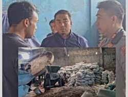 Polsek Terbanggi Besar Gulung Sendikat Pembuat Pupuk Palsu,35 Ton Pupuk Berhasil Diamankan
