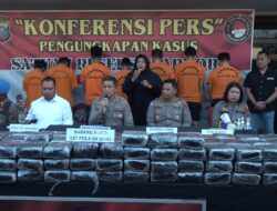 Ungkap Kasus Narkotika Dalam Waktu 8 Bulan Satresnarkoba Polrestabes Medan Berhasil Amankan Sabu Seberat 363,4 Kg Dan Ganja Seberat 203,8 Kg