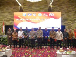 Jelang Pemilu 2024 Polda Lampung Bersama Forkopimda Gelar Apel Sinergitas 6 Pilar Se Provinsi Lampung