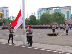 Polresta Bandar Lampung Gelar Upacara Hari Kesadaran Nasional