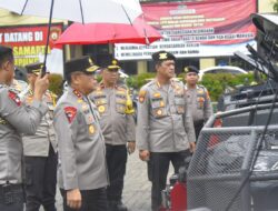 Pastikan Pengamanan Pemilu 2024 Berjalan Lancar, Kapolda Lampung Cek Kendaraan Dinas