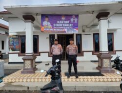 Gelar Patroli Dialogis ke Kantor PPS, Kasat Samapta Polres Tulang Bawang Paparkan Tujuannya