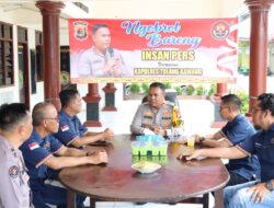 Ngobrol Bareng Insan Pers, Kapolres Tulang Bawang Siap Bangun Sinergitas dan Ucapkan Terima Kasih