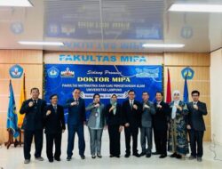 FMIPA Unila, Hasilkan Dua Doktor Baru