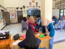 Mahasiswa KKN Universitas Lampung, Berikan Layanan USG Gratis Di Desa Kelawi 1