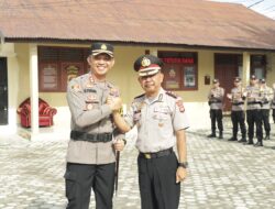 AKBP Alsyahendra S.IK, M.H Pimpin Upacara kenaikan Pangkat Pengabdian.