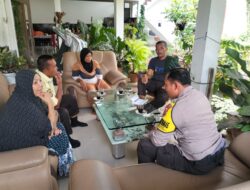 Cooling System Jelang Pemilu 2024, Bhabinkamtibmas Di Bandarlampung Ajak Warga Jaga Kamtibmas