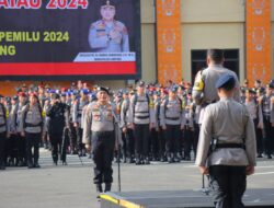 Polda Lampung Turunkan 5.986 Personil Amankan Pemungutan Suara Pemilu 2024