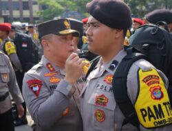 Polda Lampung Perpanjang 1.882 Personil BKO Untuk Pengamanan Pemungutan Suara