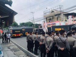 Ciptakan Situasi Aman, Ditsamapta Polda Lampung Lakukan Pengamanan di Bawaslu
