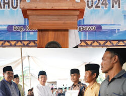 Marindo Kurniawan dan Jajaran Pemkab Pringsewu Awali Safari Ramadhan 1445 H di Pagelaran