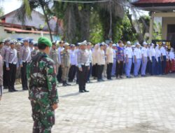 Upacara Gelar Pasukan Ops krakatau 2024 Polres Pesisir Barat