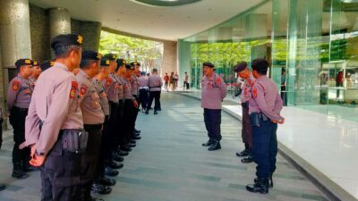 Polda Lampung Amankan Rapat Pleno Tingkat Provinsi