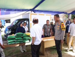 Gelar Gerakan Pangan Murah, Polres Tulang Bawang Jajakan Kebutuhan Pokok ke Masyarakat