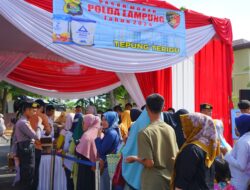 Sukses Diserbu Warga, 15 Ton Beras-750 Kg Telur Ayam Pasar Murah Polda Lampung Ludes