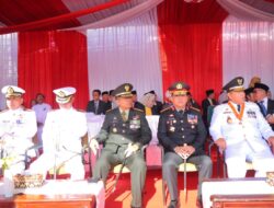 Hadiri Upacara Hut Lampung Ke 60, Kapolda Apresiasi Forkopimda