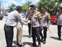 Pastikan kelancaran Arus Mudik, Wakapoda Lampung Kunjungi Pos Pelayanan Idhul Fitri di Pringsewu