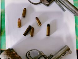 Tangkap Pelaku Curanmor, Polsek Sukarame Sita 2 Senpi Rakitan dan Seperangkat Kunci Lellet T