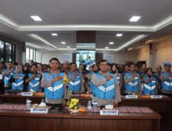 Polresta Bandar Lampung Gelar Pakta Integritas dan Pengambilan Sumpah Penerimaan Anggota Polri T.A. 2024