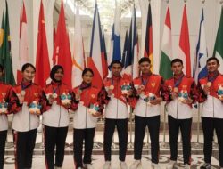 delegasi timnas Indoor Skydiving Indonesia dari Komite Terjun Payung Mengukir Prestasi
