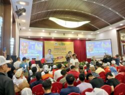 Warga Antusias Nobar Semi Final Piala U-23 Bersama Cagub Hanan A Rozak