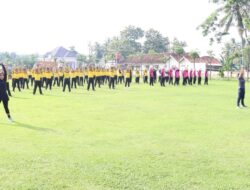 Polres Tulang Bawang Gelar Senam Jantung, AKBP James Paparkan Manfaat dan Tujuannya