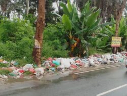 Sampah Menumpuk Camat Natar Lampung Selatan Lalai dan tidak Cakap