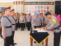 Dua Jabatan di Lingkungan Polresta Bandarlampung Diserahterimakan