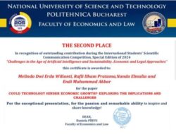Empat Mahasiswa FEB Raih Juara 2 Paper Competition Komunikasi Ilmiah Mahasiswa Internasional