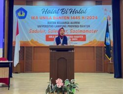Dr. Anna Gustina Wakili Rektor Halal Bihalal IKA Unila Wilayah Banten