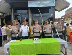 Aksi Tawuran Dua Kelompok Remaja di Bandarlampung, Polisi Amankan 16 Orang dan Sita 6 Sajam