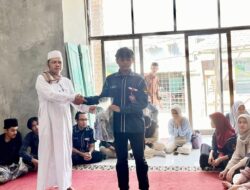 Himpunanan Mahasiswa Matematika Unila Berbagi Jumat Berkah di Masjid Nurul Huda