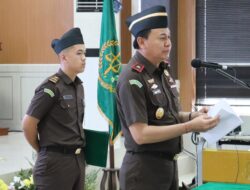 PLt Kejati Lampung I Gede Ngurah Sriada Lantik Pejabat Eselon III Wilayah Kejati Lampung