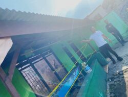 Iqbal Ardiansyah Bersama PK KNPI Tinjau Lokasi Kebakaran