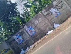 Banner Milik Calon Walikota Bandarlampung Dirusak OTK, Refky : Akan Kami Selidiki dan Awasi