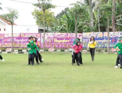 Keseruan Games Warnai Olahraga Bersama Sambut Hari Bhayangkara Ke-78 Yang Digelar Polres Tulang Bawang