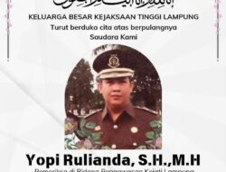 Innalillahi wa Inna Ilaihi Raji’un Turut Berdukacita Atas Berpulangnya Yopi Rulianda, S.H., M.H.