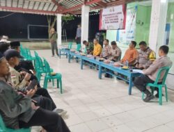 Iptu Zulian : Masyarakat Bratesana Adiwarna Apresiasi Program Bermalam di Tiap Kampung