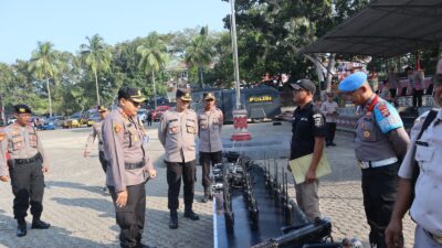 Polres Lampungselatan Siapkan Kendaraan dan Alat Khusus Pengamanan Pilkada